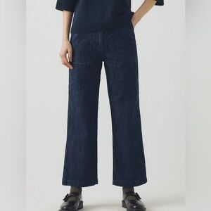Toast Cropped Wide Leg Jeans Size: Size 8 High rise 100% Cotton